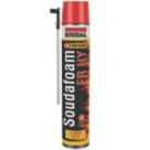 Soudal Fire Rated Expanding Foam Filler Hand-Held 750ml