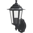 Luceco  Outdoor Coach Lantern With PIR Sensor Black