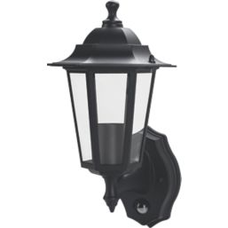Luceco  Outdoor Coach Lantern With PIR Sensor Black