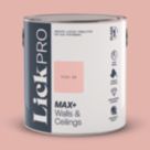 LickPro Max+ 2.5Ltr Pink 09 Matt Emulsion  Paint