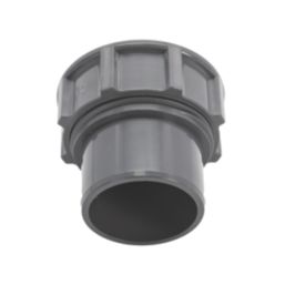 FloPlast Solvent Weld Access Plugs Anthracite Grey 32mm 5 Pack