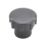 FloPlast Solvent Weld Access Plugs Anthracite Grey 32mm 5 Pack