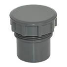 FloPlast Solvent Weld Access Plug Anthracite Grey 32mm 5 Pack
