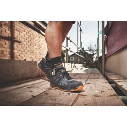Site Edenite   Safety Trainers Black & Grey Size 12