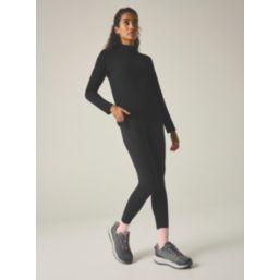 Regatta Outdoor Comfort Contour Womens Leggings Black Size 18