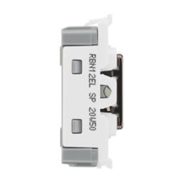 British General Nexus Metal Grid 20A Grid SP Emergency Lighting Test Key Switch Black Nickel