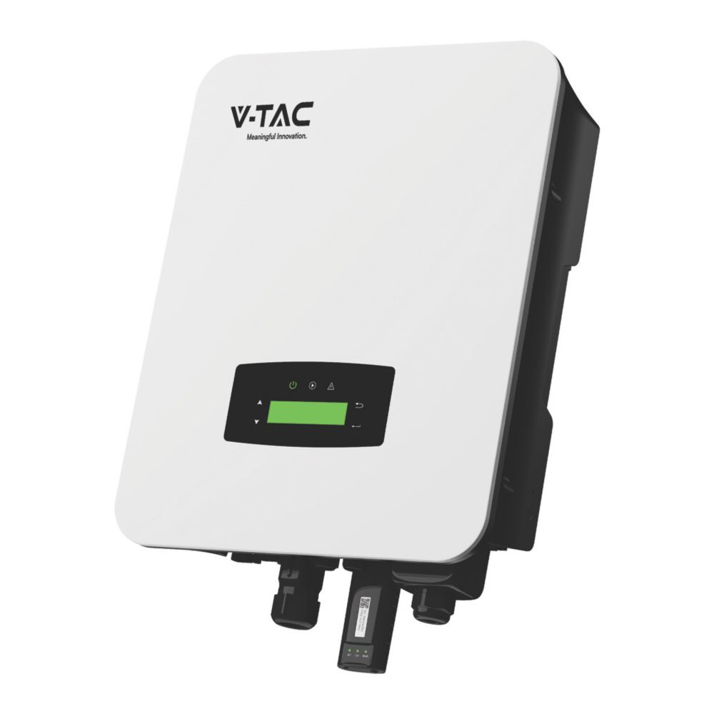 VTAC 5kW WallMounted SinglePhase Hybrid Solar Inverter Screwfix