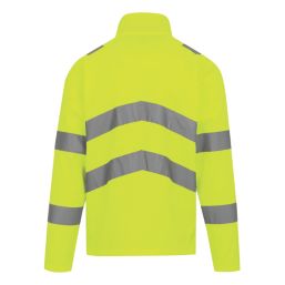 Regatta Ablaze 2 Layer Softshell Hi- Vis Jacket Yellow 4X Large 53" Chest
