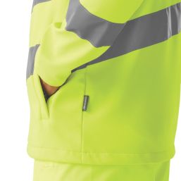 Regatta Ablaze 2 Layer Softshell Hi- Vis Jacket Yellow 4X Large 53" Chest