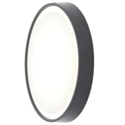 Coast Ripon Outdoor Round LED Bulkhead Light Black 18W 1245lm