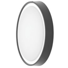 Coast Ripon Outdoor Round LED Bulkhead Light Black 18W 1245lm