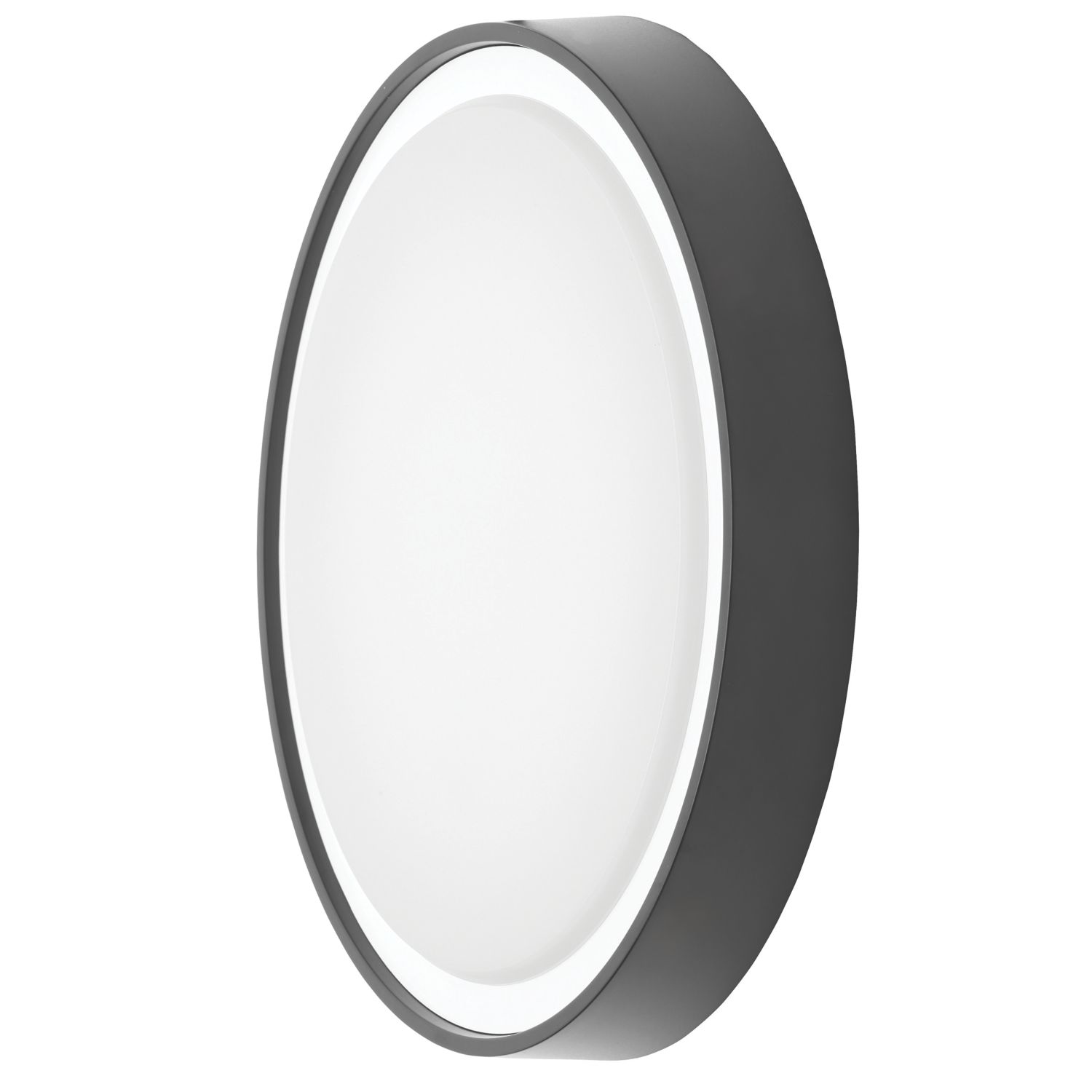 Coast Ripon Outdoor Round LED Bulkhead Light Black 18W 1245lm (508VJ)