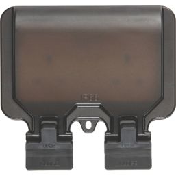 Knightsbridge  IP66 13A 2-Gang SP Weatherproof Outdoor Switched Socket with USB