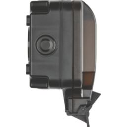 Knightsbridge  IP66 13A 2-Gang SP Weatherproof Outdoor Switched Socket with USB