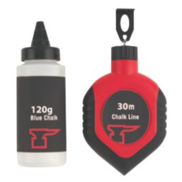 Forge Steel Chalk Line Set 30m