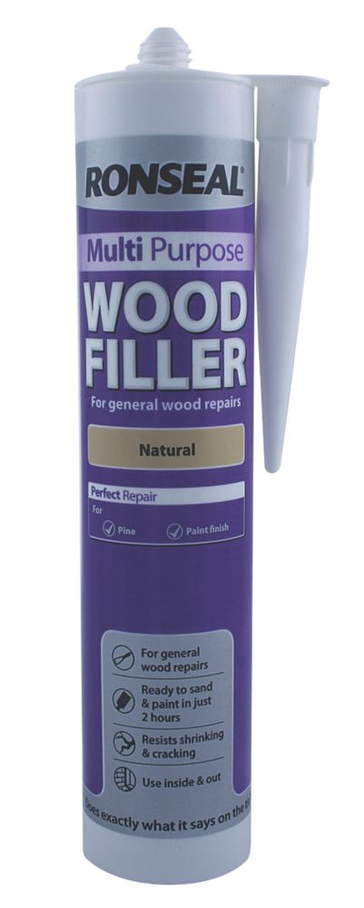 Ronseal 2 Pack Wood Filler Natural - Decorating Sundries