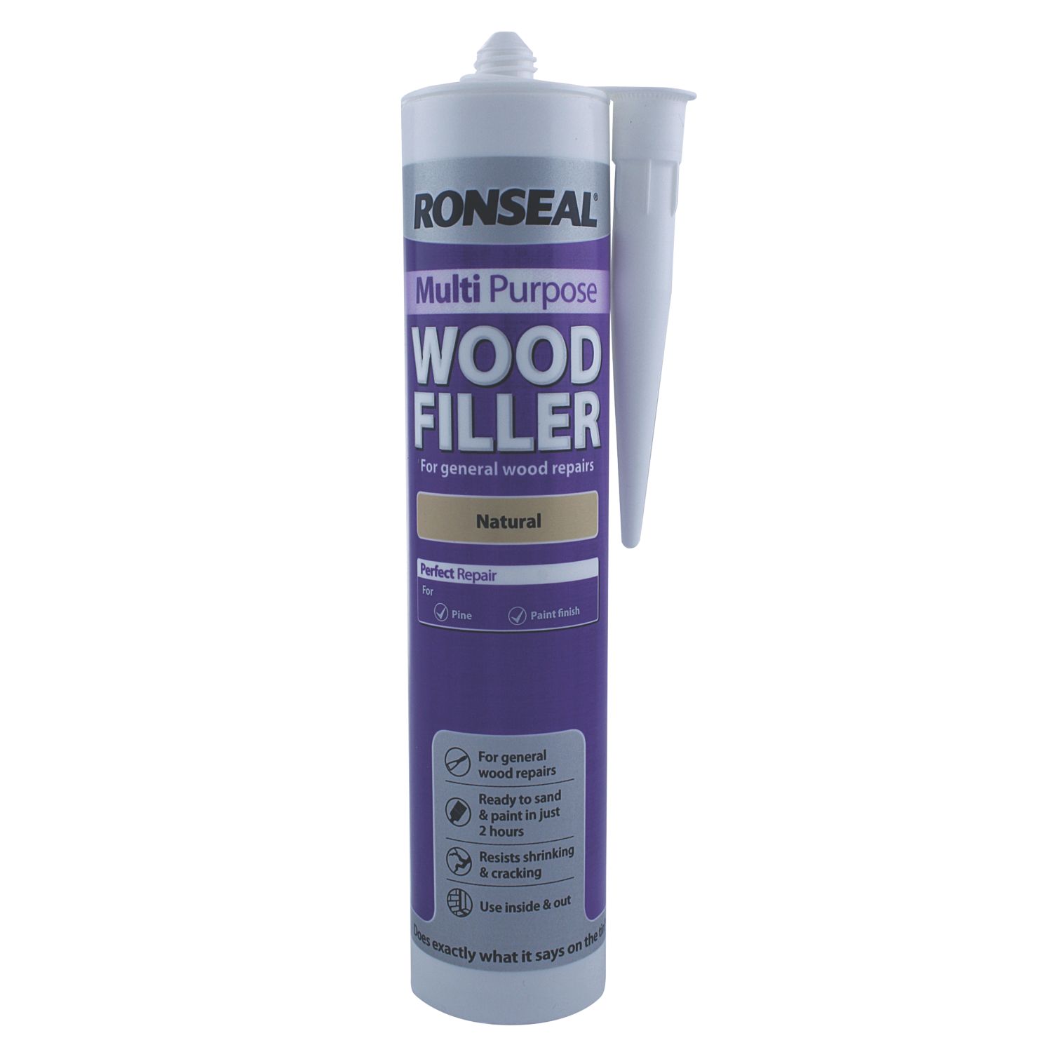 Ronseal Multipurpose Wood Filler Natural 310ml (50971)