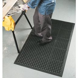 COBA Safety Work Floor Mat Black 1500mm x 900mm x 14mm