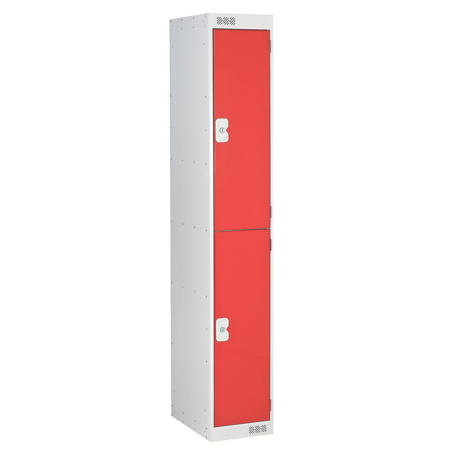 LinkLockers 2-Door Security Locker 1800mm x 300mm Red (50976)