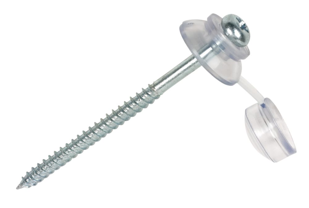 Essentials Pan Roofing Screws 4mm x 60mm 20 Pack Screwfix