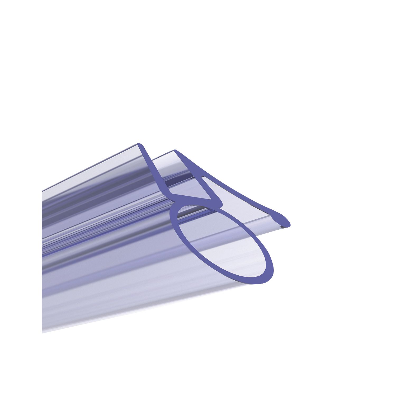 Aqualux Replacement Bath Screen Bubble Seal Clear 5mm x 1500mm (5098T)