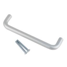 Smith & Locke Fire Rated D Pull Handle Satin Aluminium 19mm x 248mm