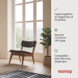 Warmup Clypso Underfloor Heating Pipe Staples 300 Pack