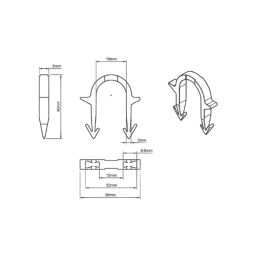 Warmup Clypso Underfloor Heating Pipe Staples 300 Pack
