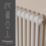 Flomasta 600mm x 1415mm 4978BTU White Horizontal 2 Column Radiator