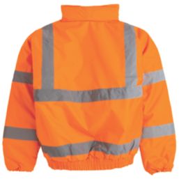 Pro RTX High Visibilty  Bomber Jacket Orange 2X Large 52" Chest