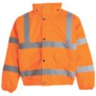 Pro RTX High Visibilty  Bomber Jacket Orange 2X Large 52" Chest