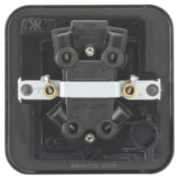 Knightsbridge  20A 1-Gang DP Metal Clad Control Switch