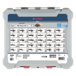 Bosch 1/4" Shank Router Bit Set  30 Pieces