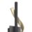 Eglo Conaprato LED Wall Light Black & Brushed Brass 8.8W 1050lm