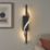 Eglo Conaprato LED Wall Light Black & Brushed Brass 8.8W 1050lm