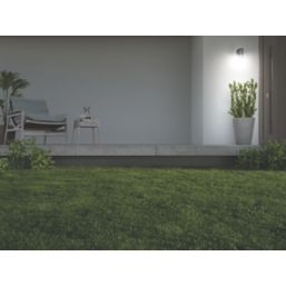 4lite WiZ Marinus Outdoor LED Single Direction Smart GU10 Wall Light Anthracite Grey