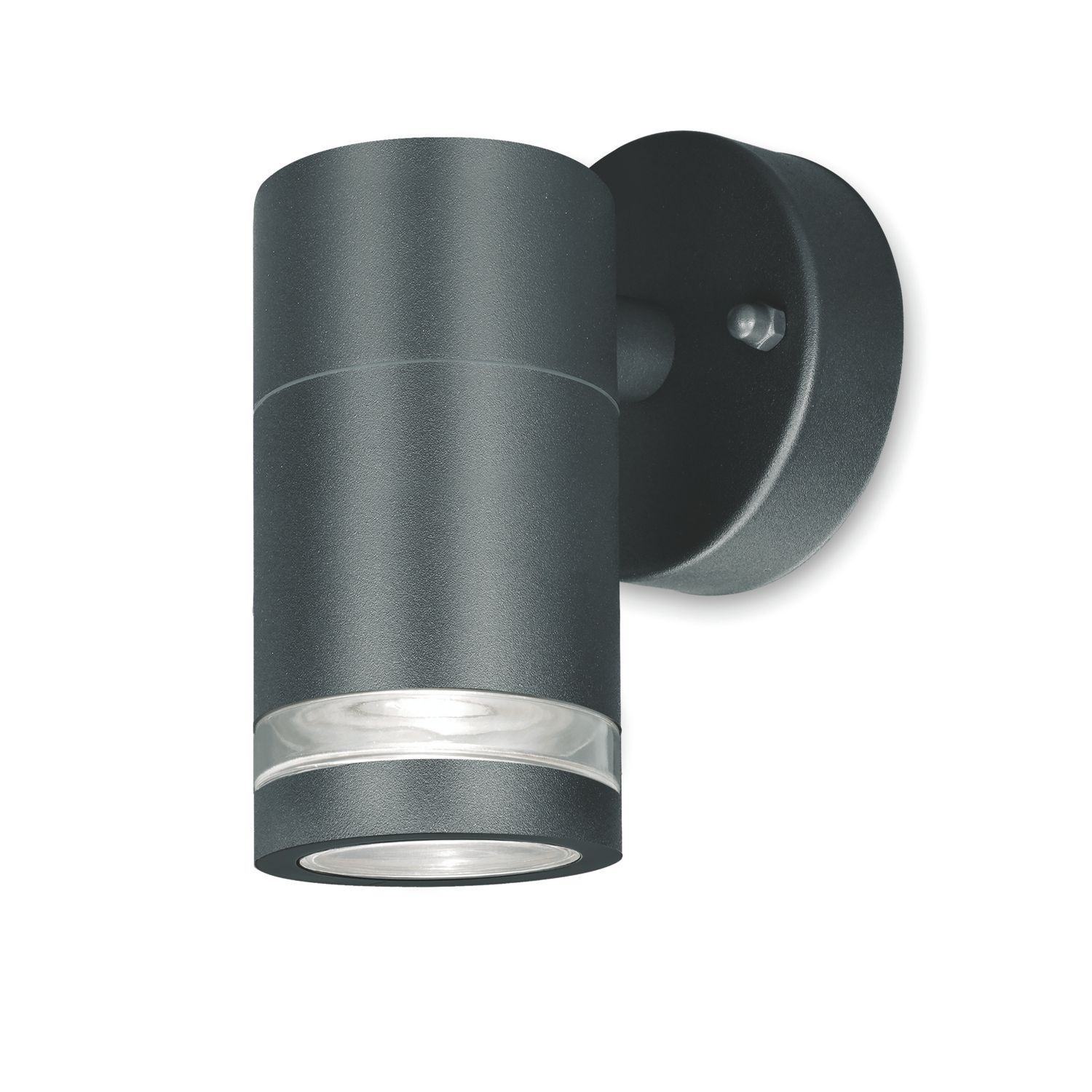 4lite WiZ Marinus Outdoor LED Single Direction Smart GU10 Wall Light Anthracite Grey (509GC)