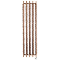 Terma Ribbon  Wall-Mounted Oil-Filled Radiator Copper 1000W 490 x 1800mm
