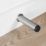 Eclipse Cylindrical Knurled Wall Mounted Projection Door Stop 20 x 83mm Satin Stainless Steel