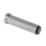 Eclipse Cylindrical Knurled Wall Mounted Projection Door Stop 20 x 83mm Satin Stainless Steel