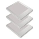 Sensio Horizon Pro Rectangular LED Under Cabinet Lights Steel 10.8W 250lm 3 Pack