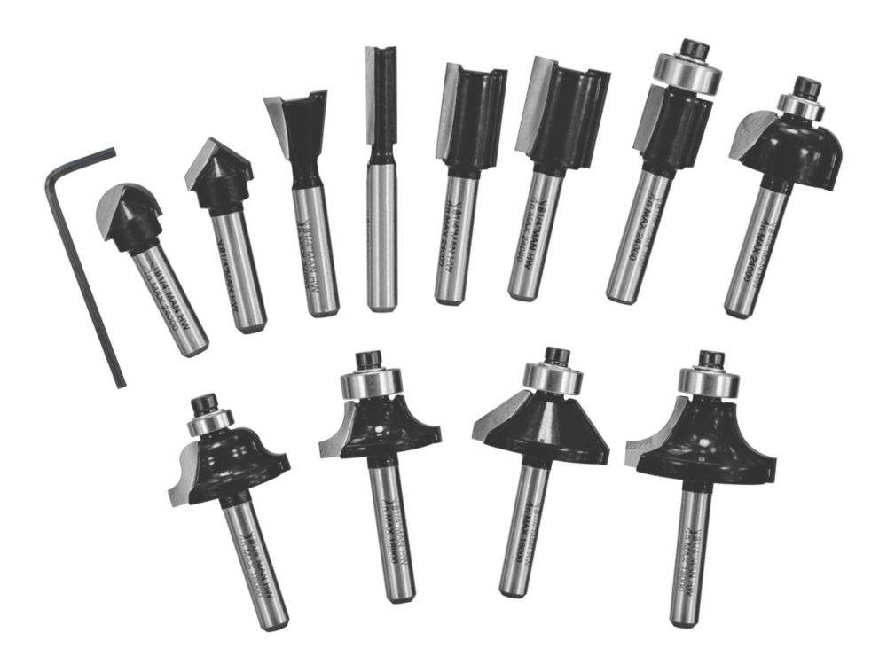 Titan Router Bits 13 Piece Set