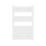 Flomasta 1000mm x 600mm 1760BTU White Flat  Towel Radiator