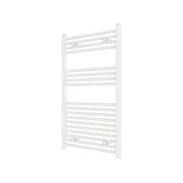 Flomasta 1000mm x 600mm 1760BTU White Flat  Towel Radiator