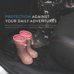 Car Mat Co. Vauxhall Combo 2018 on Rubber Car Mats 2 Piece Set
