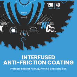 Spyder Tarantula Wood Fine Circular Saw Blade 190mm x 30mm 40T