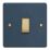 Varilight  10A 1-Gang Intermediate Switch Midnight Blue with Colour-Matched Inserts