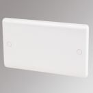 LAP  2-Gang Blanking Plate White