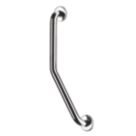 Croydex  Angled Doc M Grab Bar Chrome 600mm