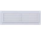 Map Vent Fixed Louvre with Flyscreen Vent White 229mm x 76mm
